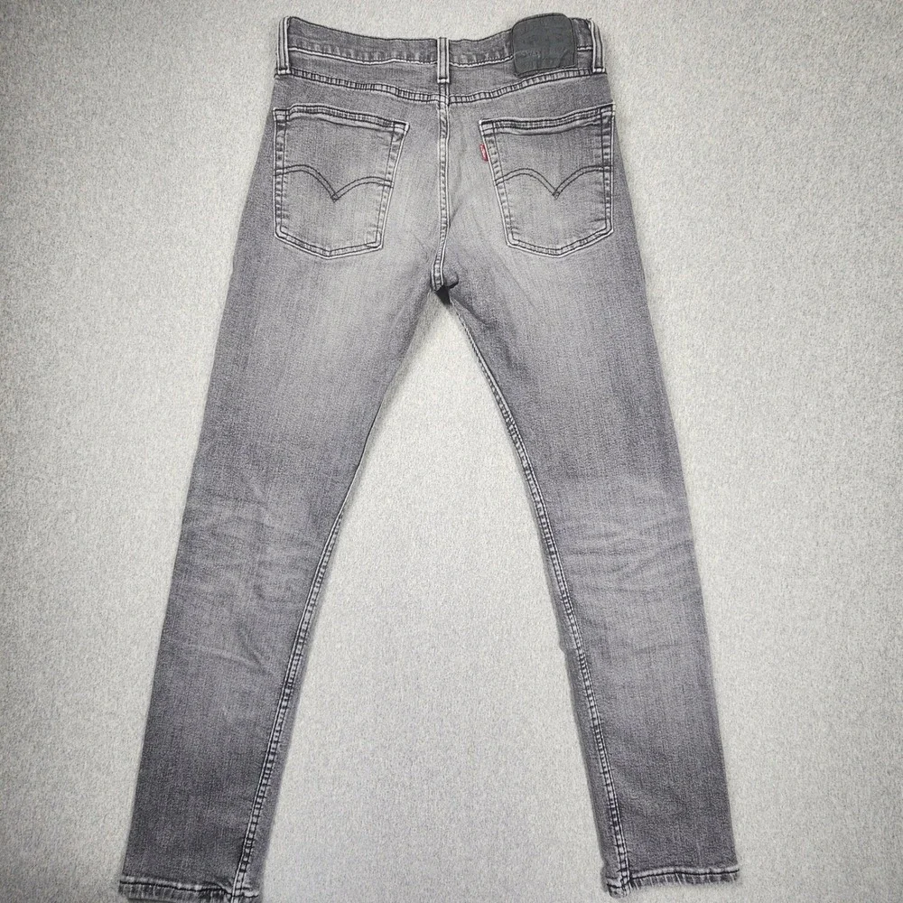 Levi's 510 Skinny Jeans Mens 31x32 Grey Good Faded Stretch Denim Pants